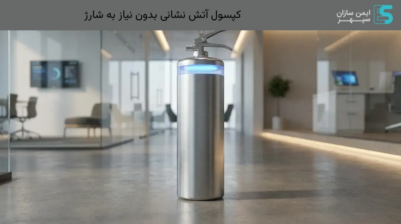 کپسول آتش نشانی بدون نیاز به شارژ