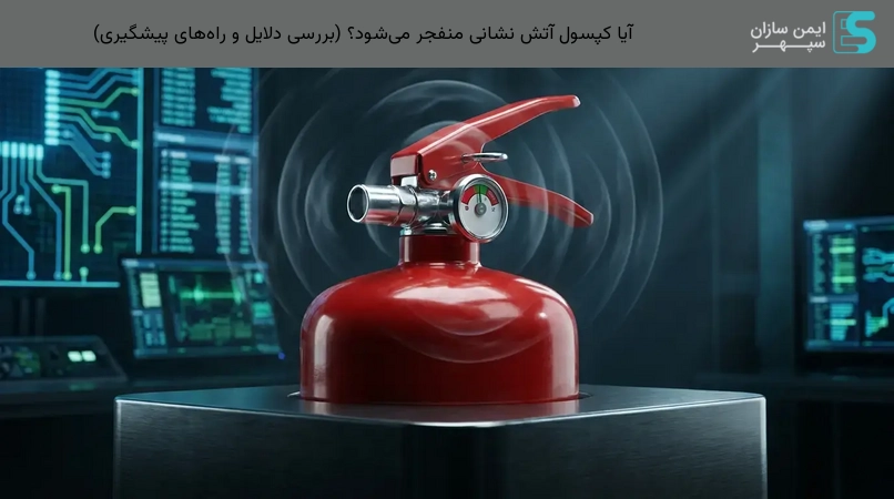آیا کپسول آتش نشانی منفجر می‌شود؟ (بررسی دلایل و راه‌های پیشگیری)