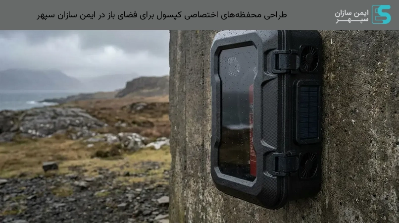طراحی محفظههای اختصاصی کپسول برای فضای باز در ایمن سازان سپهر