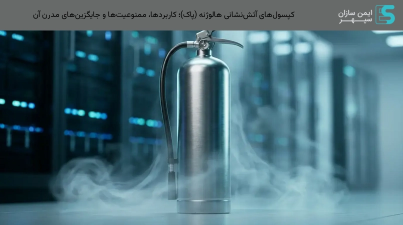 کپسول‌های آتش‌نشانی هالوژنه (پاک)؛ کاربردها، ممنوعیت‌ها و جایگزین‌های مدرن آن