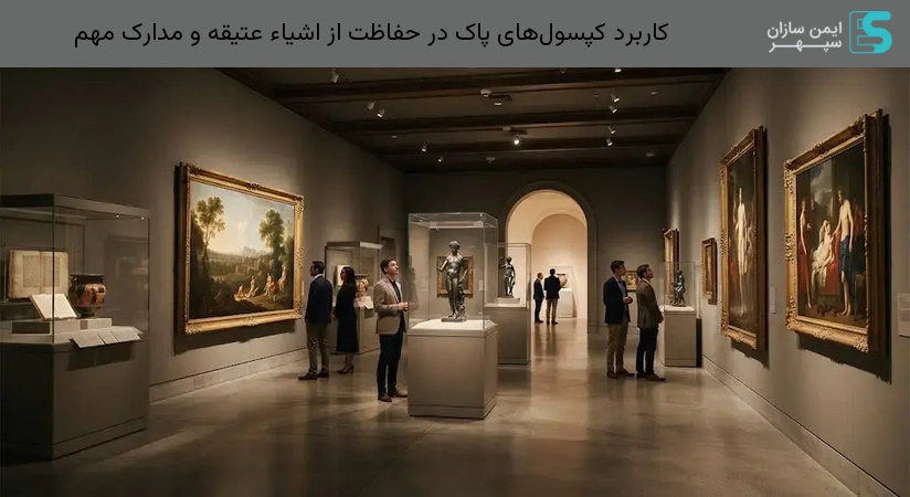 کاربرد کپسول‌های پاک در حفاظت از اشیاء عتیقه و مدارک مهم