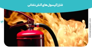 شارژ کپسول آتش نشانی
