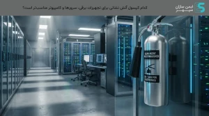 کدام کپسول آتش نشانی برای تجهیزات برقی، سرورها و کامپیوتر مناسب‌تر است؟