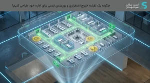 چگونه یک نقشه خروج اضطراری و زون‌بندی ایمنی برای اداره خود طراحی کنیم؟