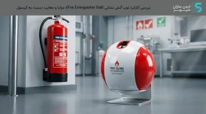 بررسی کارکرد توپ آتش نشانی (Fire Extinguisher Ball)؛ مزایا و معایب نسبت به کپسول