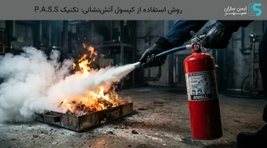 روش استفاده از کپسول آتش‌نشانی: تکنیک P.A.S.S